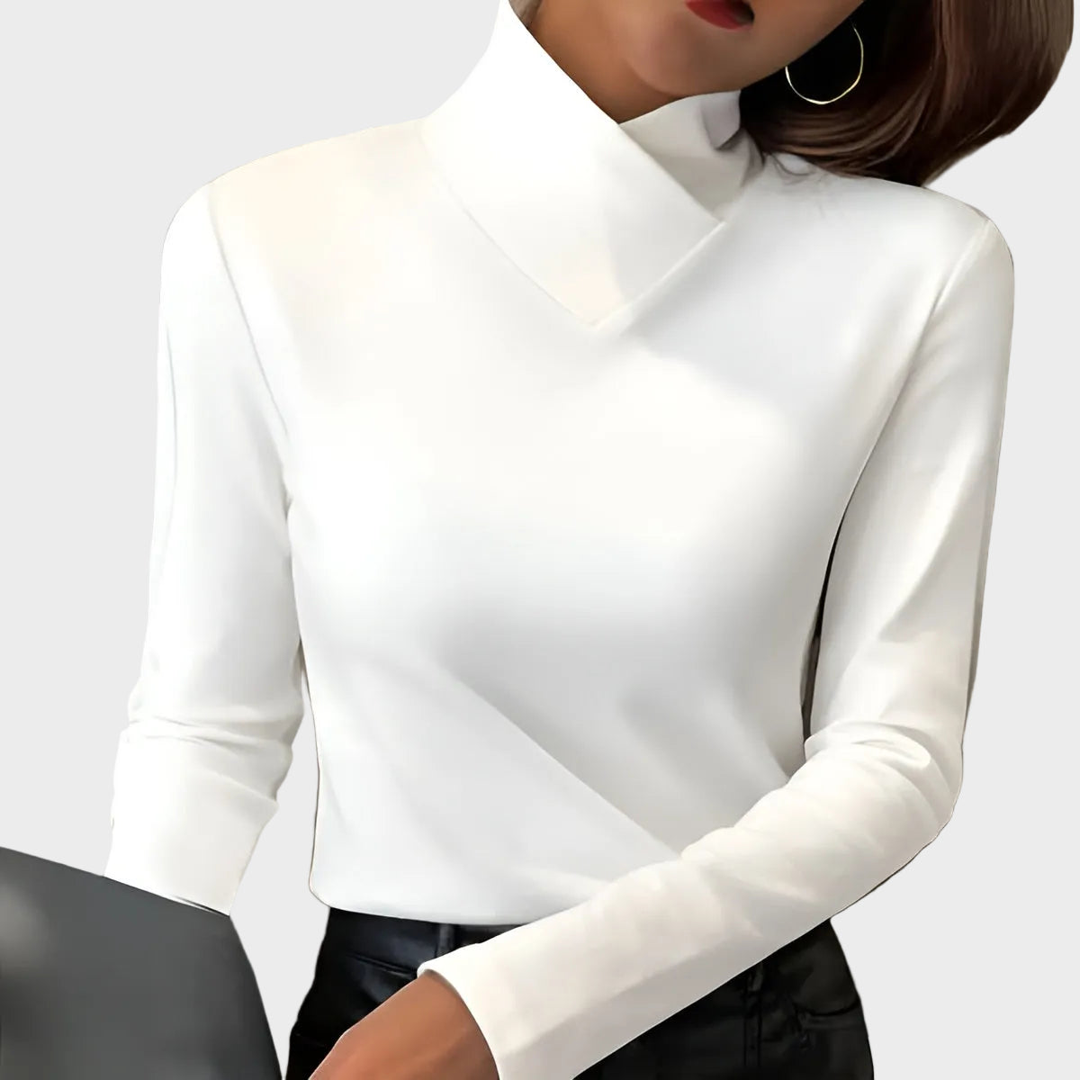 Stazia - Jersey de cuello alto elegante