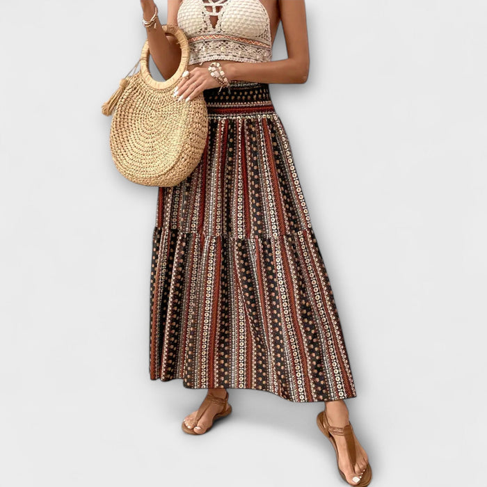 Falda cómoda con estampado