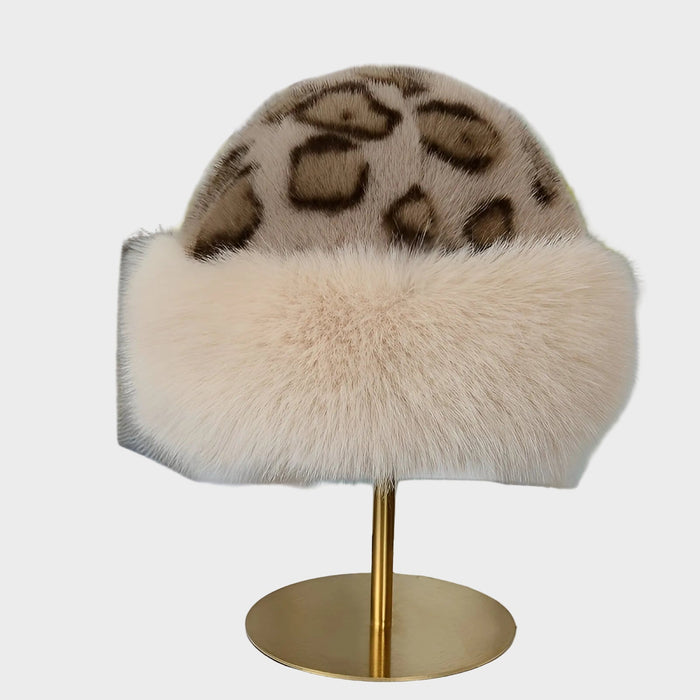 Zuzanna – Gorro con estampado de leopardo