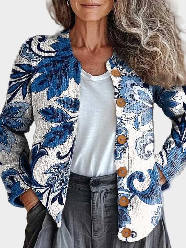 Loricel™ - Cárdigan con estampado floral