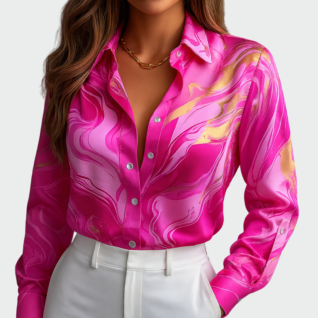 Anna - Camisa raso flow