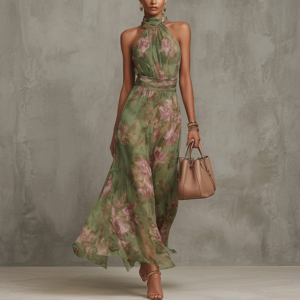 Ana - Vestido Maxi Plisado