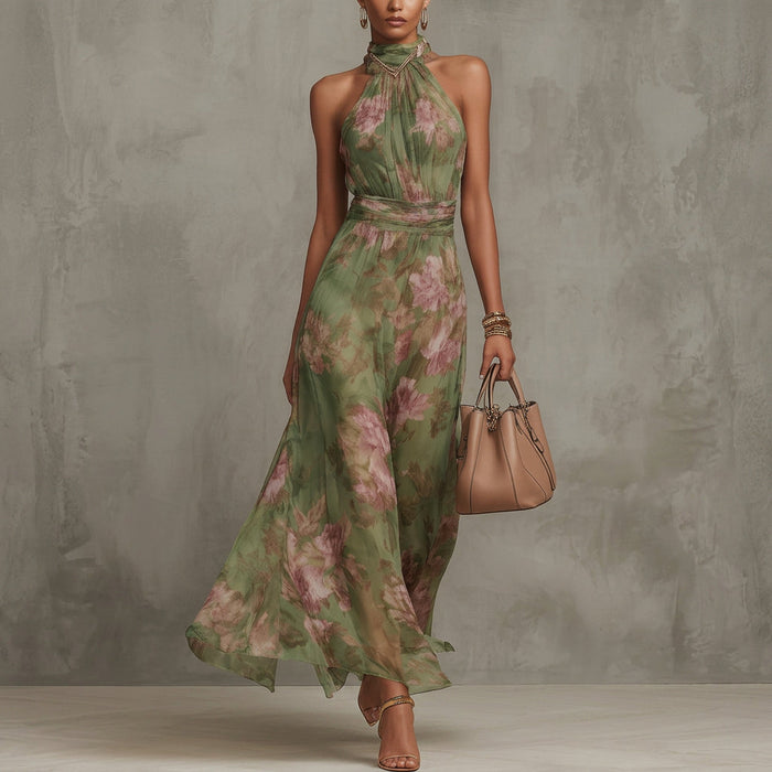 Ana - Vestido Maxi Plisado