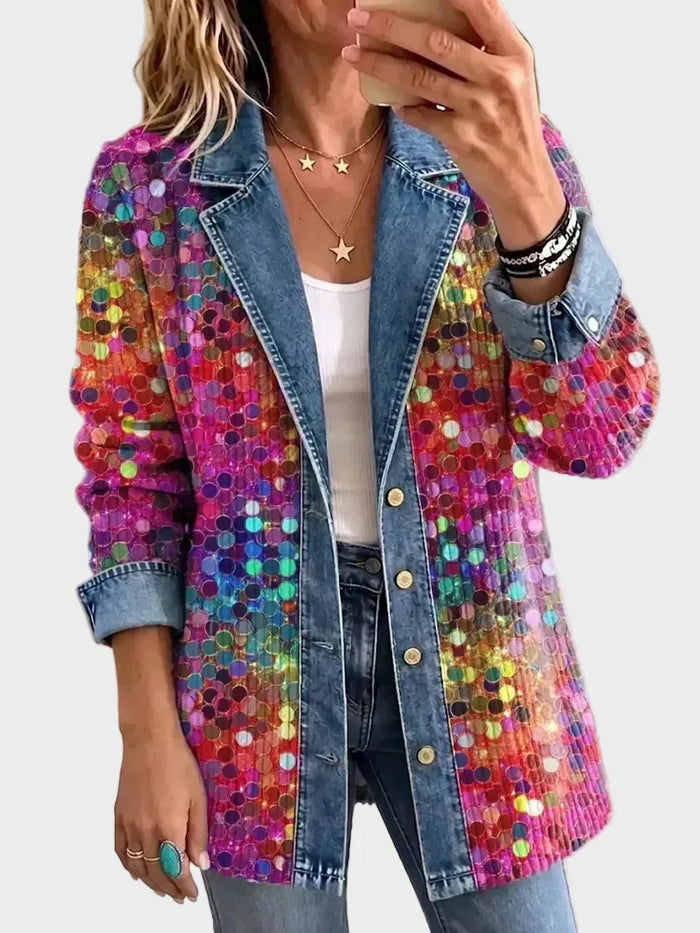 Kennedy - Chaqueta con estampado de lentejuelas
