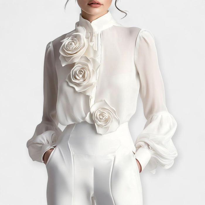 Camiseta con rosas 3D