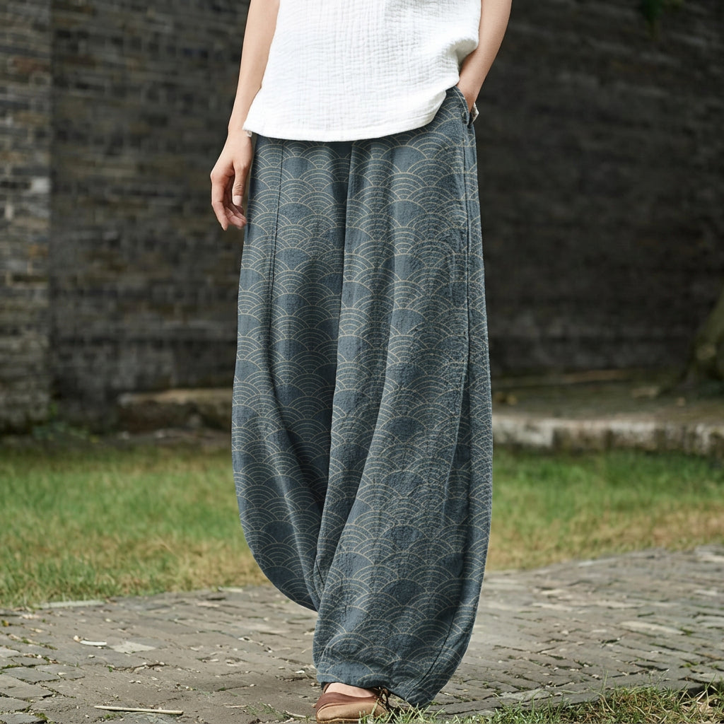 Gabrielle – Pantalón ancho en gris