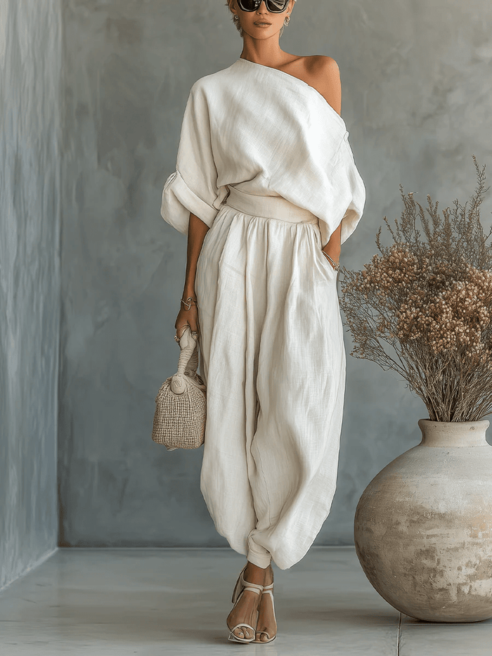 Mila™ | Conjunto de 2 Piezas con Hombros al Descubierto