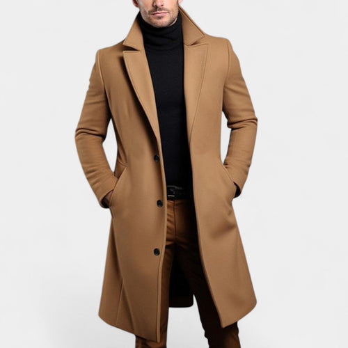 Adam – Elegante abrigo de hombre con solapas