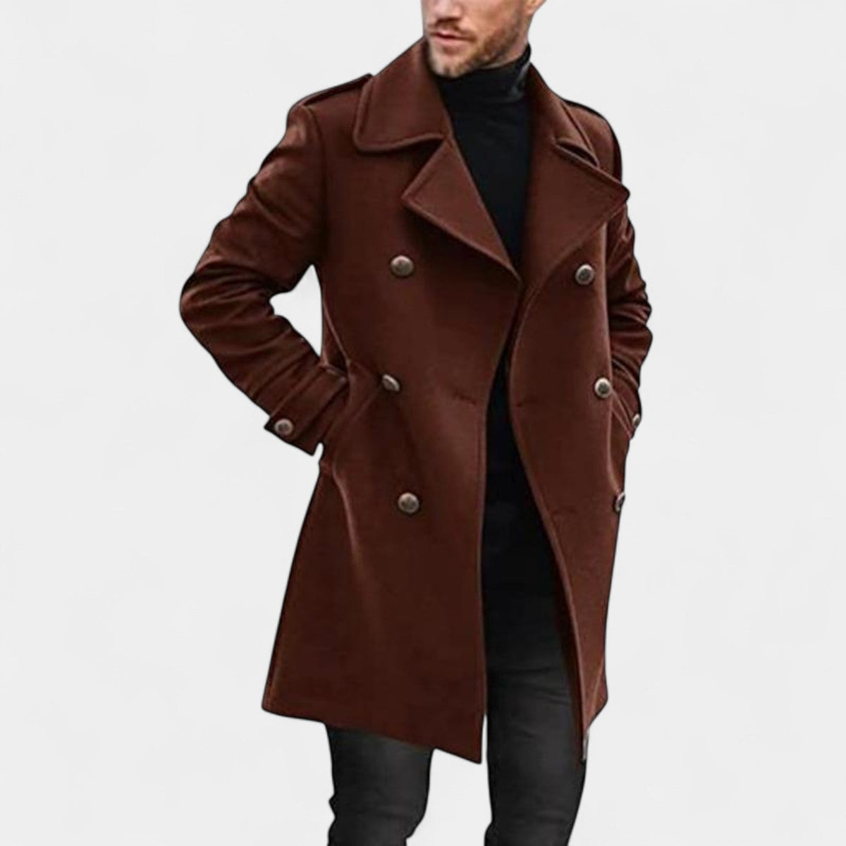 Marek – Elegante abrigo cruzado