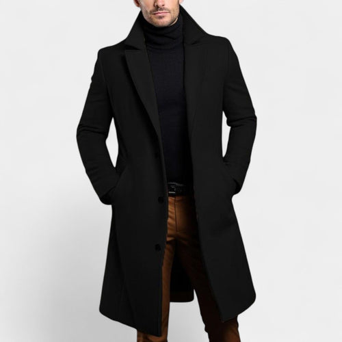 Adam – Elegante abrigo de hombre con solapas