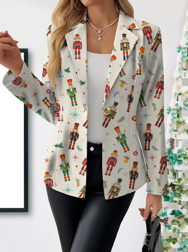 VIVENNE - CHAQUETA CON ESTAMPADO DE NAVIDAD